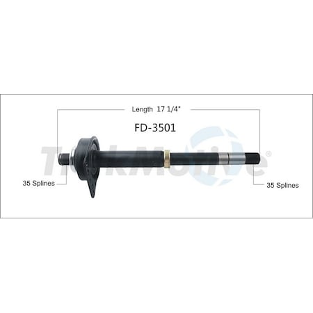 Surtrack Axle Cv Axle Shaft, Fd-3501 FD-3501